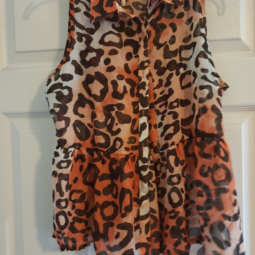 Leopard blouse